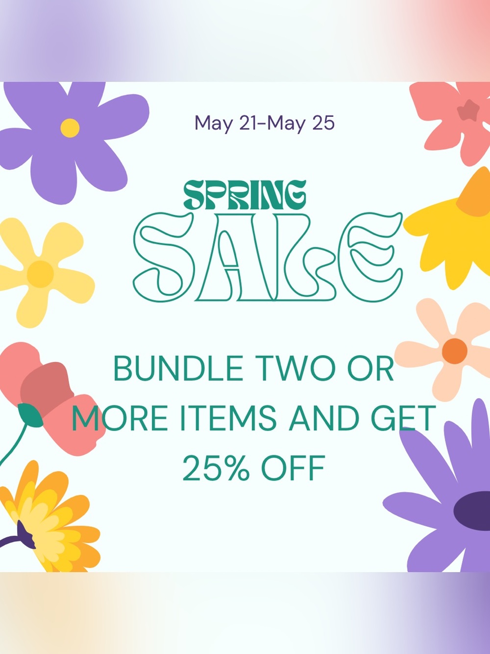 Spring Sale 🦋🌸🌺
